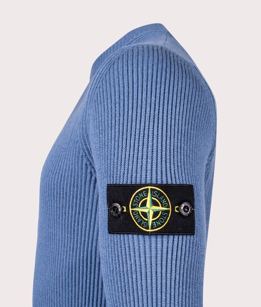 Stone Island Mens Wool Crew Neck Jumper